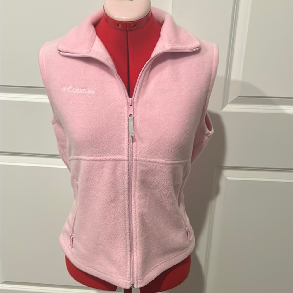 Columbia Pink Fleece Vest